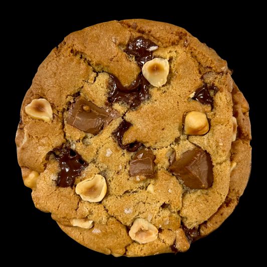 BROWN BUTTER, HAZELNUT & CHOCOLATE COOKIE (GLUTEN FREE)
