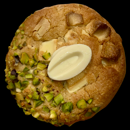 BROWN BUTTER, PISTACHIO & WHITE CHOCOLATE COOKIE